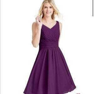 Azazie Grace dress in Grape / Purple